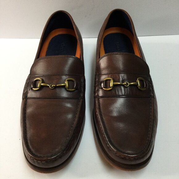 Cole Haan Mens Brown Leather Bit Loafers Size 13 M Slip-On Dress Shoes Preppy main image 4